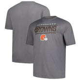 Cleveland Browns Big & Tall Top Notch T-Shirt - Heather Gray online