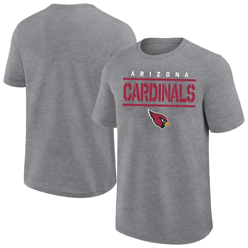 Arizona Cardinals Big & Tall Top Notch T-Shirt - Heather Gray cheap