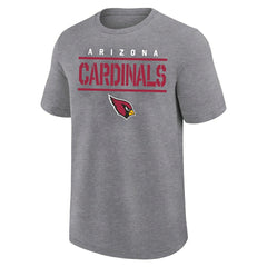 Arizona Cardinals Big & Tall Top Notch T-Shirt - Heather Gray cheap