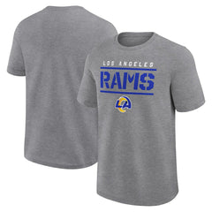 Los Angeles Rams Big & Tall Top Notch T-Shirt - Heather Gray on sale