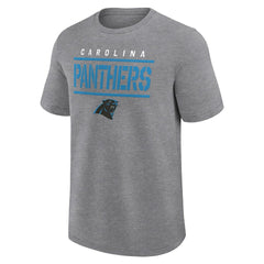 Carolina Panthers Big & Tall Top Notch T-Shirt - Heather Gray on sale