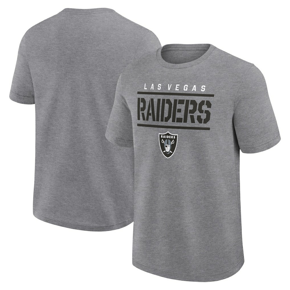 Las Vegas Raiders Big & Tall Top Notch T-Shirt - Heather Gray for sale