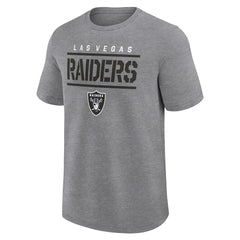 Las Vegas Raiders Big & Tall Top Notch T-Shirt - Heather Gray for sale