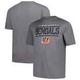 Cincinnati Bengals Big & Tall Top Notch T-Shirt - Heather Gray sale