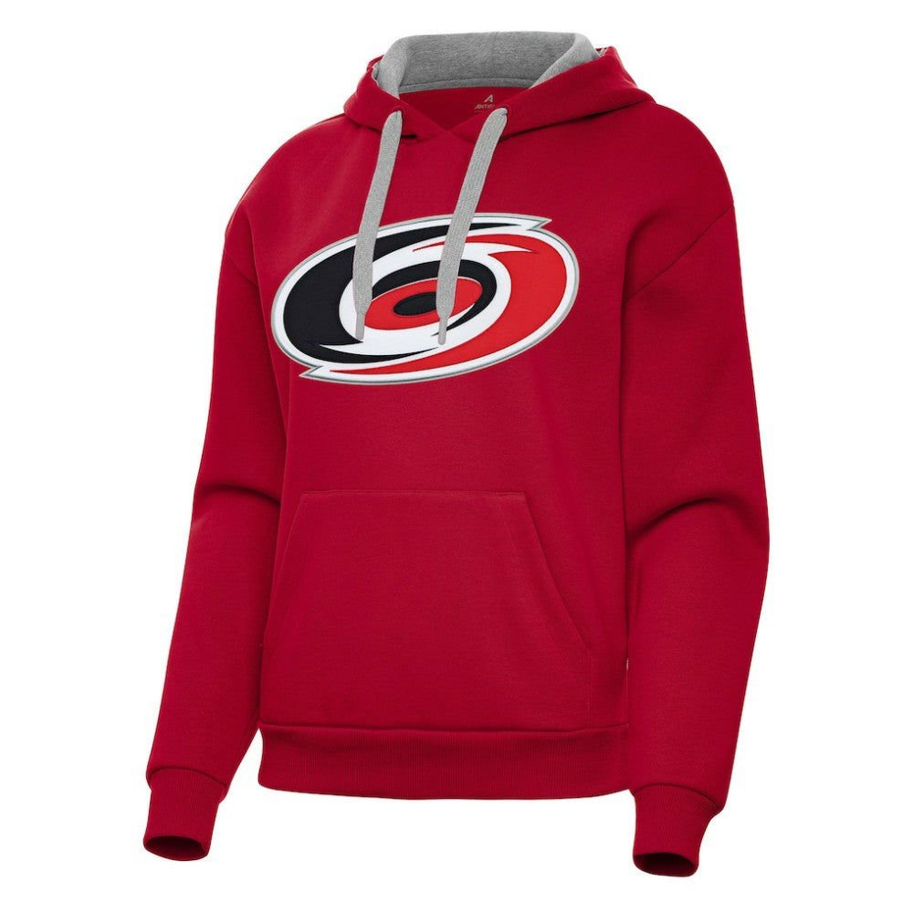 Carolina Hurricanes Antigua Women's Victory Pullover Hoodie - Red Hoodies