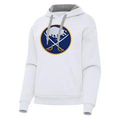 Buffalo Sabres Antigua Women's Victory Pullover Hoodie - White Hoodies
