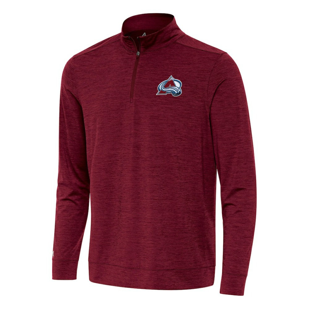 Colorado Avalanche Antigua Bright Quarter-Zip Top - Burgundy Tops