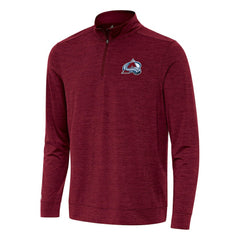 Colorado Avalanche Antigua Bright Quarter-Zip Top - Burgundy Tops