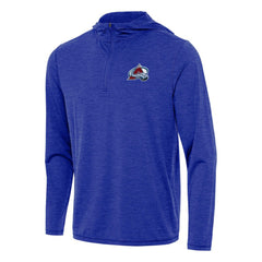 Colorado Avalanche Antigua Tidy Quarter-Zip Hoodie - Heather Royal Hoodies