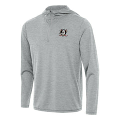 Anaheim Ducks Antigua Tidy Quarter-Zip Hoodie - Heather Gray Hoodies