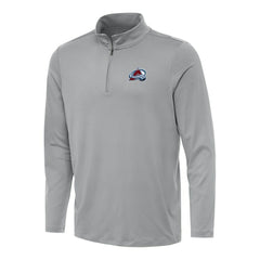 Colorado Avalanche Antigua Reprocess Quarter-Zip Top - Gray Tops