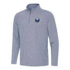 Buffalo Sabres Antigua Twine Quarter-Zip Top - Navy Tops