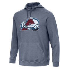 Colorado Avalanche Antigua Cloud Pullover Hoodie - Heather Navy Hoodies