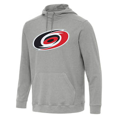 Carolina Hurricanes Antigua Cloud Pullover Hoodie - Heather Gray Hoodies