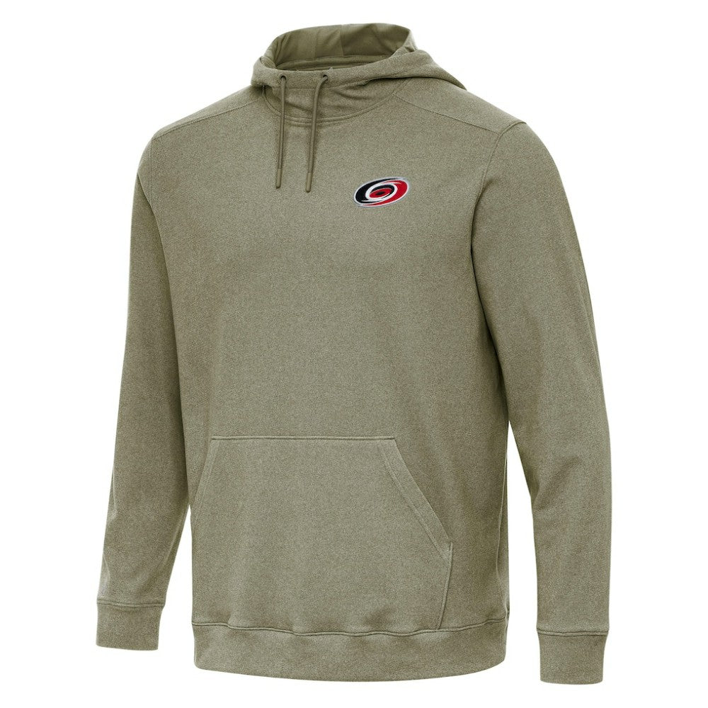 Carolina Hurricanes Antigua Cloud Pullover Hoodie - Olive Hoodies