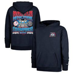 New York Yankees 2000 World Series Champions Showcase Backer Pullover Hoodie Navy