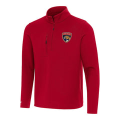 Florida Panthers Antigua Insider Quarter-Zip Top - Red Tops