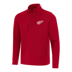 Detroit Red Wings Antigua Insider Quarter-Zip Top - Red Tops