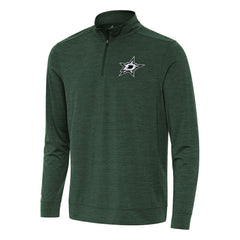Dallas Stars Antigua Bright Quarter-Zip Top - Hunter Green Tops