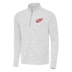 Detroit Red Wings Antigua Cause Quarter-Zip Top - Gray Tops