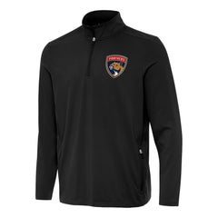 Florida Panthers Antigua Perilous Quarter-Zip Sweatshirt - Black Sweatshirts