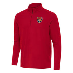 Florida Panthers Antigua Intent Quarter-Zip Top - Red Tops
