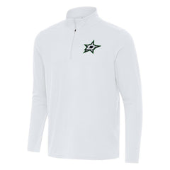 Dallas Stars Antigua Intent Quarter-Zip Top - White Tops