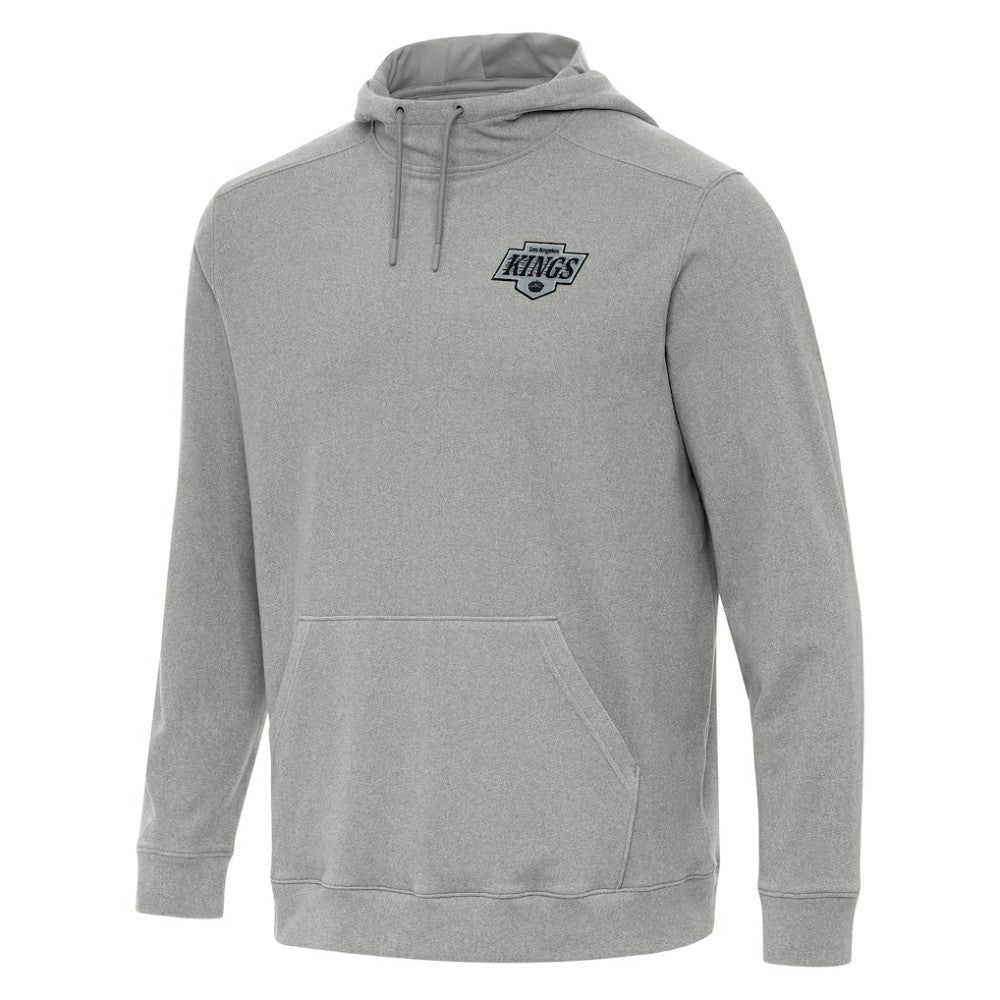 Los Angeles Kings Antigua Cloud Pullover Hoodie - Heather Gray Hoodies