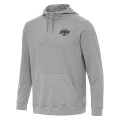 Los Angeles Kings Antigua Cloud Pullover Hoodie - Heather Gray Hoodies