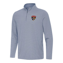 Florida Panthers Antigua Twine Quarter-Zip Top - Navy Tops