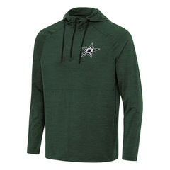 Dallas Stars Antigua Spikes Quarter-Zip Hoodie - Hunter Green Hoodies
