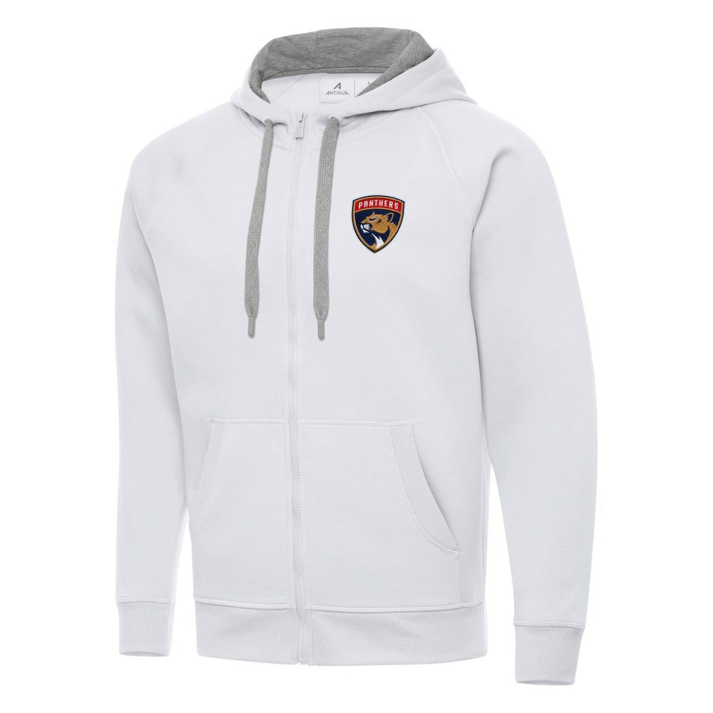 Florida Panthers Antigua Big & Tall Victory Full-Zip Hoodie - White Hoodies