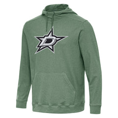 Dallas Stars Antigua Cloud Pullover Hoodie - Hunter Green Hoodies