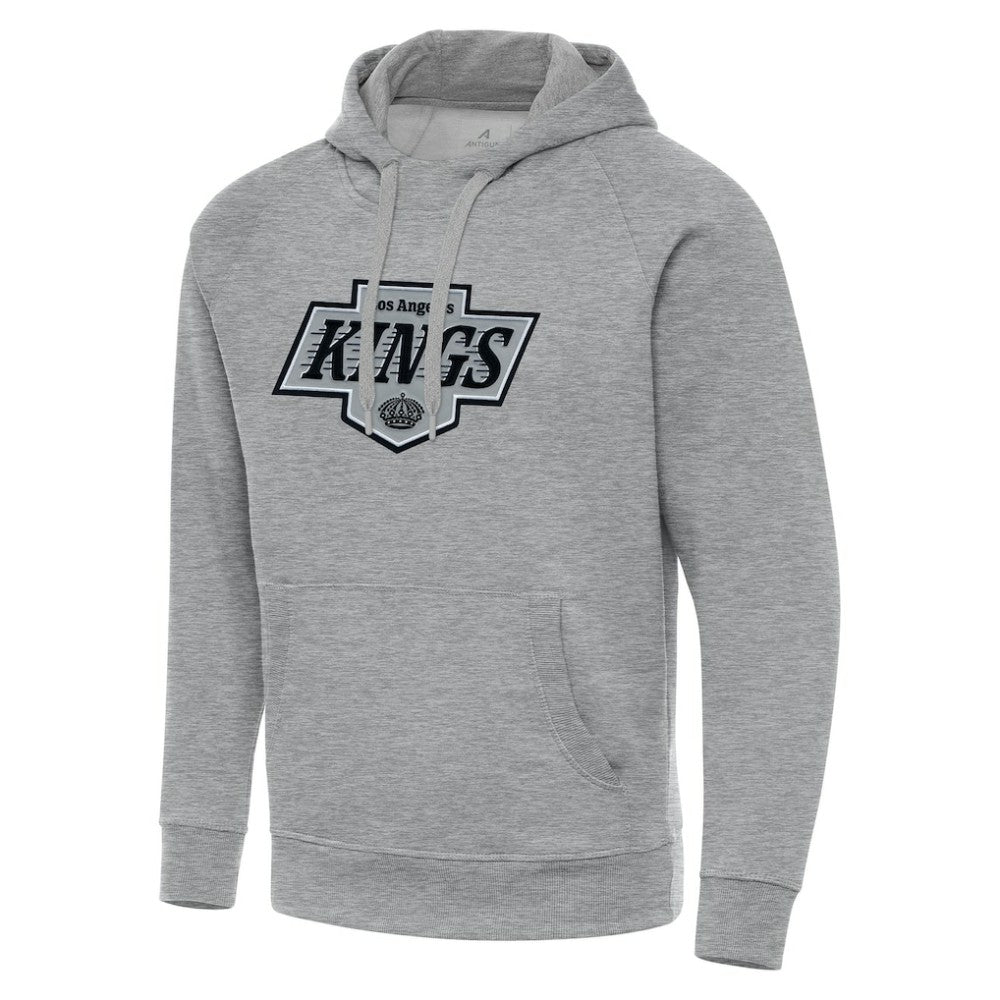 Los Angeles Kings Antigua Big & Tall Victory Pullover Hoodie - Heather Gray Hoodies