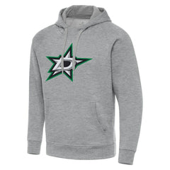 Dallas Stars Antigua Big & Tall Victory Pullover Hoodie - Heather Gray Hoodies