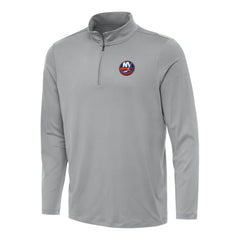 New York Islanders Antigua Reprocess Quarter-Zip Top - Gray Tops