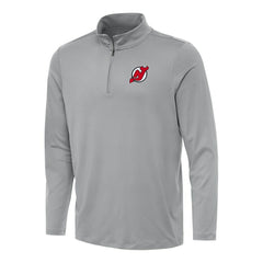 New Jersey Devils Antigua Reprocess Quarter-Zip Top - Gray Jerseys