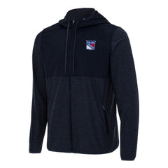 New York Rangers Antigua Sway Full-Zip Hoodie Jacket - Navy Hoodies