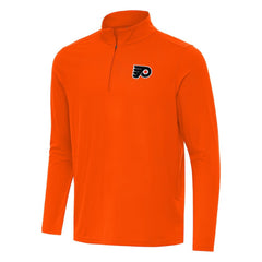 Philadelphia Flyers Antigua Intent Quarter-Zip Top - Orange Tops