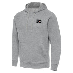 Philadelphia Flyers Antigua Big & Tall Victory Pullover Hoodie - Heather Gray Hoodies