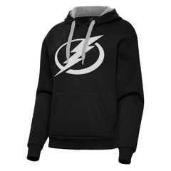 Tampa Bay Lightning Antigua Women's Victory Pullover Hoodie - Black Hoodies