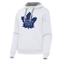 Toronto Maple Leafs Antigua Women's Victory Pullover Hoodie - White Hoodies
