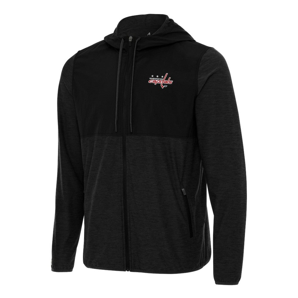 Washington Capitals Antigua Sway Full-Zip Hoodie Jacket - Black Hoodies