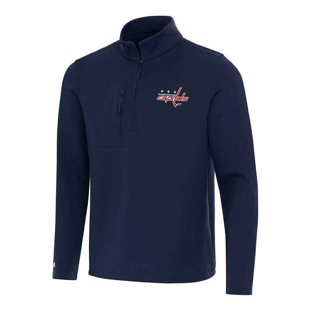Washington Capitals Antigua Insider Quarter-Zip Top - Navy Tops