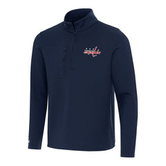 Washington Capitals Antigua Insider Quarter-Zip Top - Navy Tops