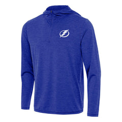 Tampa Bay Lightning Antigua Tidy Quarter-Zip Hoodie - Heather Royal Hoodies