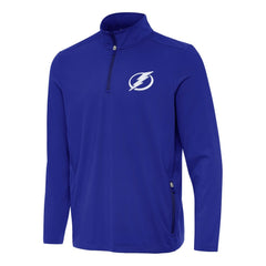 Tampa Bay Lightning Antigua Perilous Quarter-Zip Sweatshirt - Royal Sweatshirts