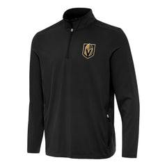 Vegas Golden Knights Antigua Perilous Quarter-Zip Sweatshirt - Black Sweatshirts