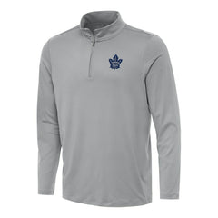 Toronto Maple Leafs Antigua Reprocess Quarter-Zip Top - Gray Tops