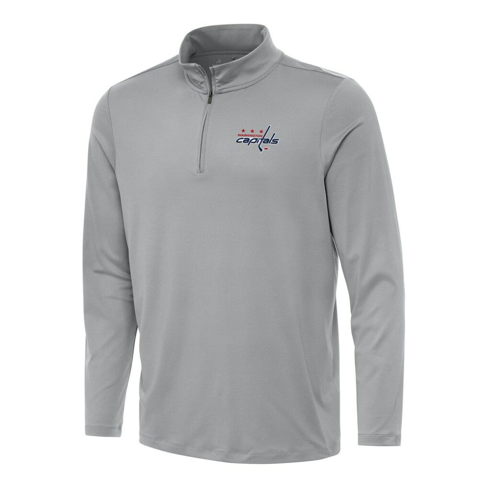 Washington Capitals Antigua Reprocess Quarter-Zip Top - Gray Tops